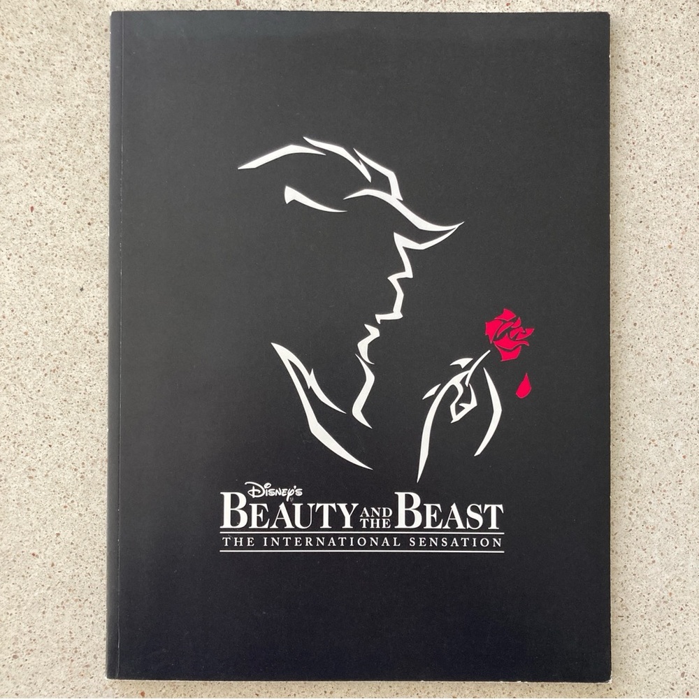 Beauty and the Beast Large Souvenir Program 9"X12" KERRY BUTLER Insert Excellent